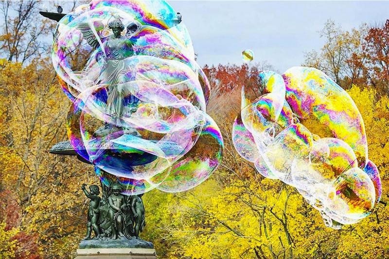 Mitchell Funk Bubbles Central Park