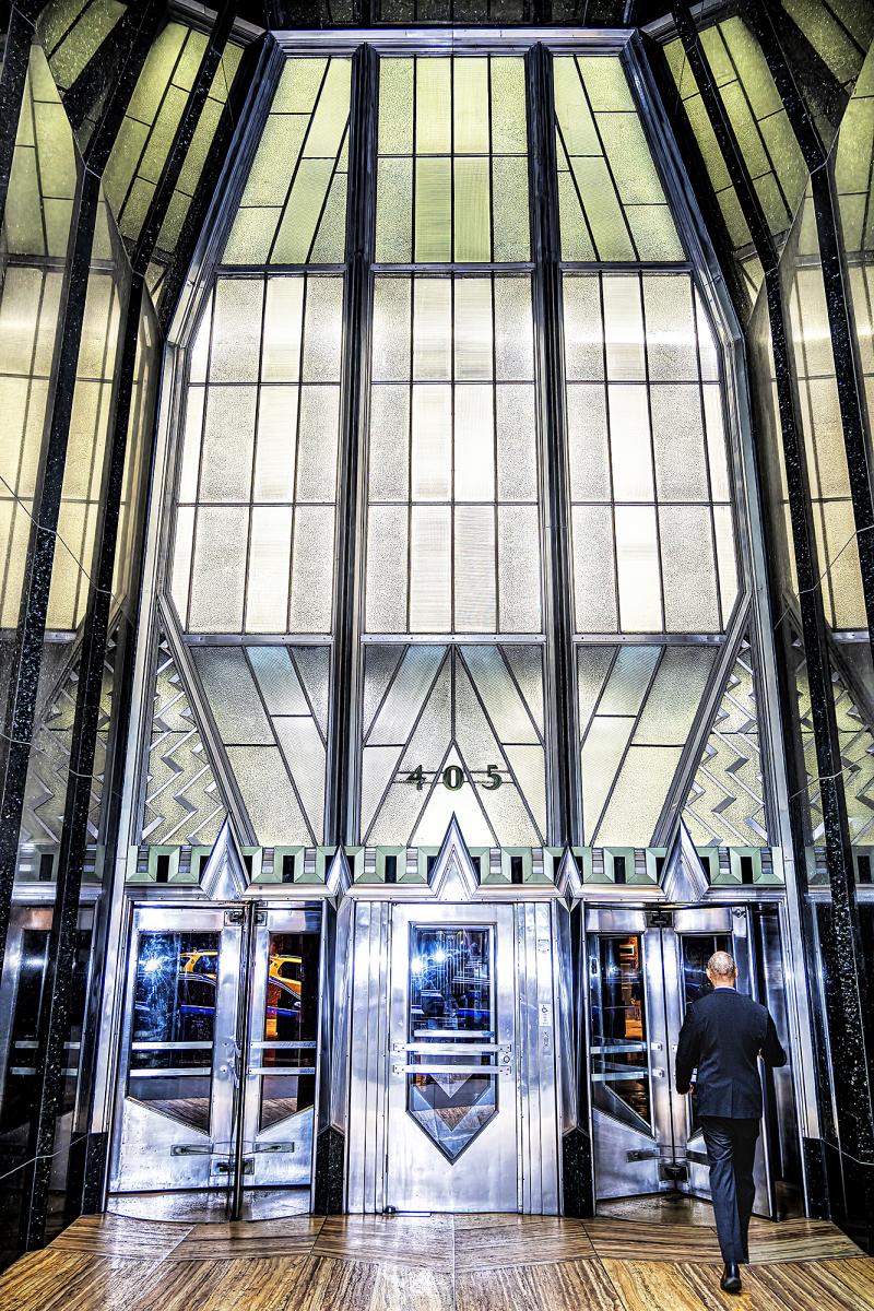 Mitchell Funk Chrysler Building Entrance