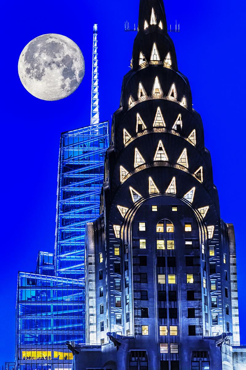 Mitchell Funk Chrysler Building Spire New York Art Deco Skyscraper