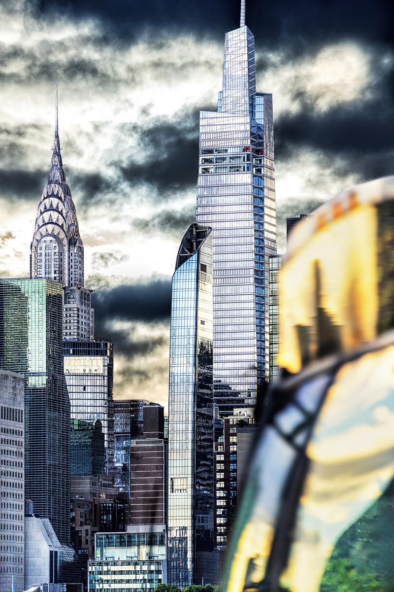 Mitchell Funk Chrysler Building Veiled in Silver and Grey