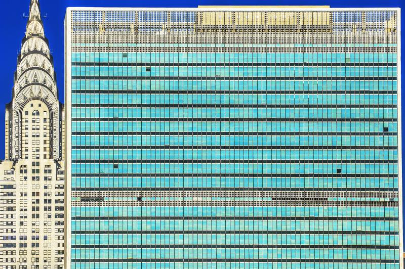 Mitchell Funk Wherever You Look You See The Chrysler Building United Nations 2