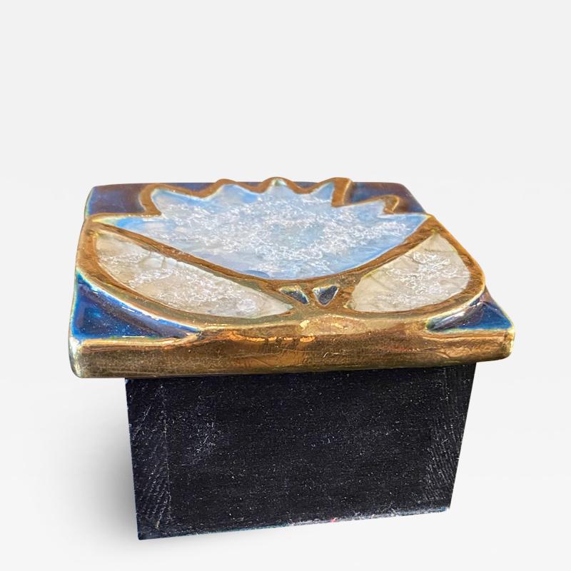 Mithe Espelt Ceramic Jewelry Box France 1960s