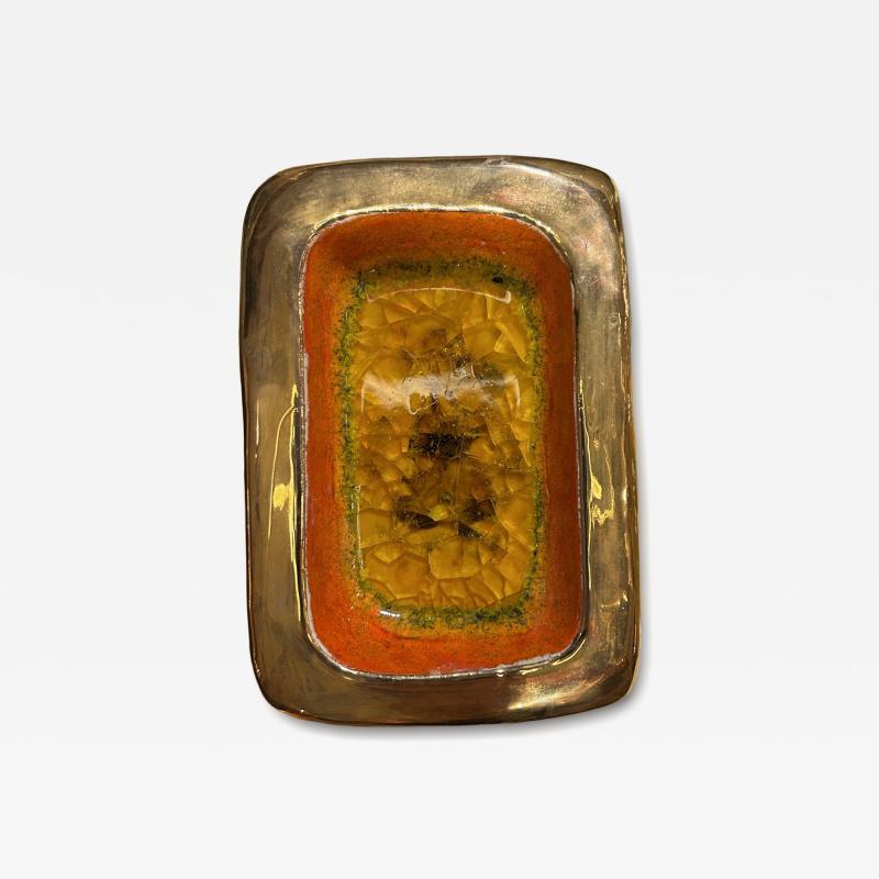 Mithe Espelt Ceramic Vide Poche Ashtray by Mith Espelt France 1960s