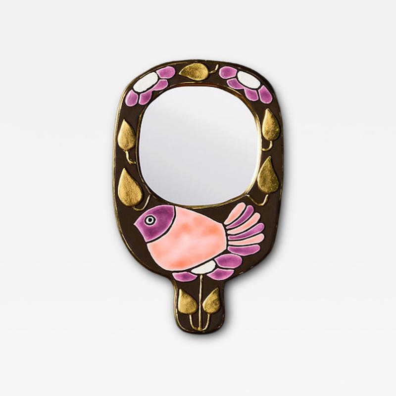 Mithe Espelt Hand Held Sparrow Mirror by Mith Espelt