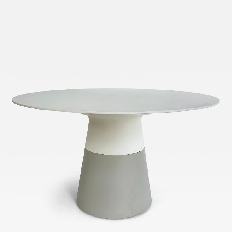 Mobital Maldives Dining Table Solid Composit Surface Top Concrete Polymer Base