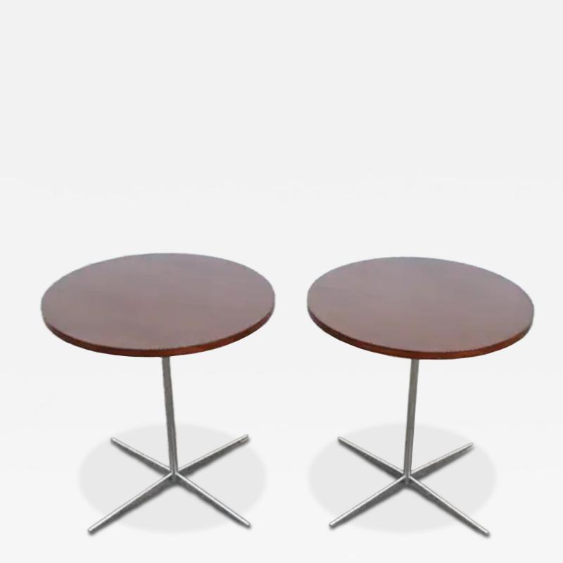 Model 3514 Side Table in Teak 19 Diameter S B