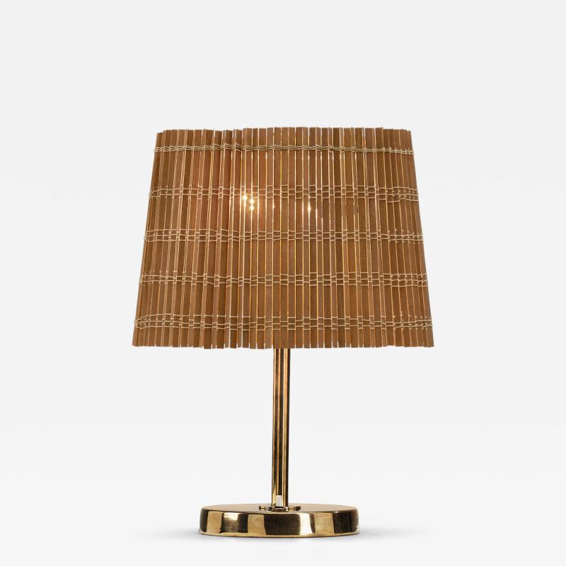 Model 4010 Brass Table Lamp for PSO Finland Mid 20th Century