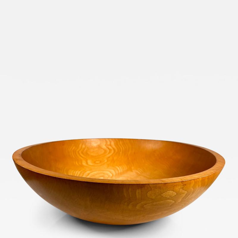 Modern Farmhouse Rustic SW Large Fruit Salad Bowl in Maple Wood