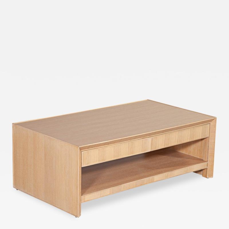Modern Oak 2 Tier Coffee Table