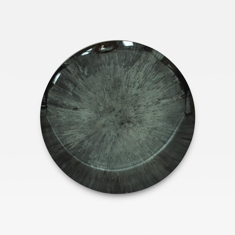 Modern Sculptural Concave Glass French Mirror