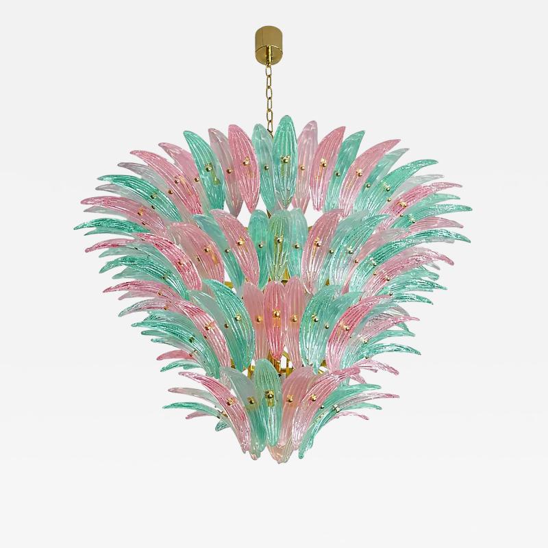 Modern Sputnik Chandelier Murano Glass Palmetta Vibrant Italian Multicolor