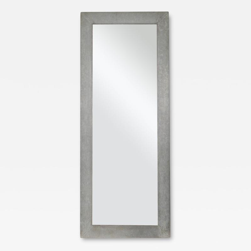 Modern Zinc Framed Mirror