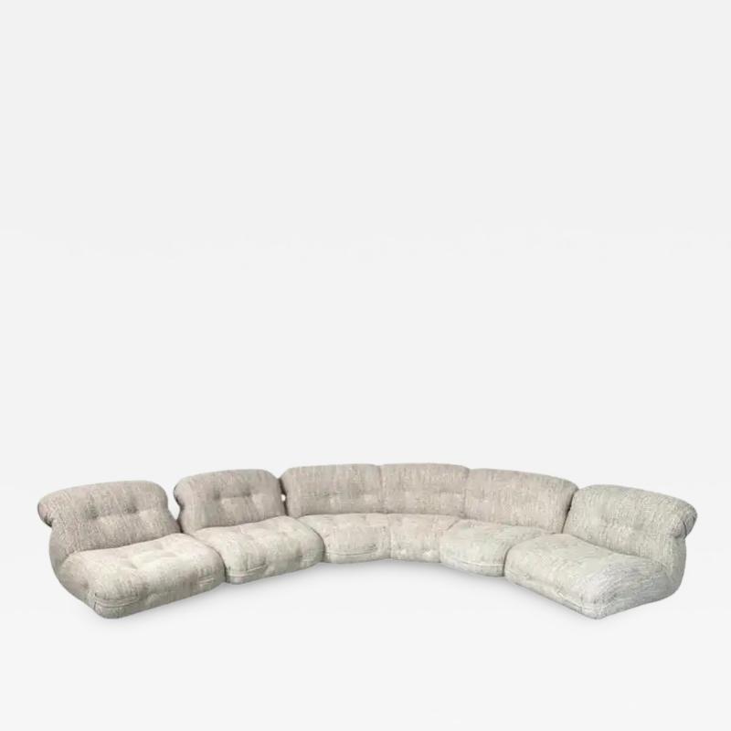 Modular Seating Set Beige Upholstery Italy