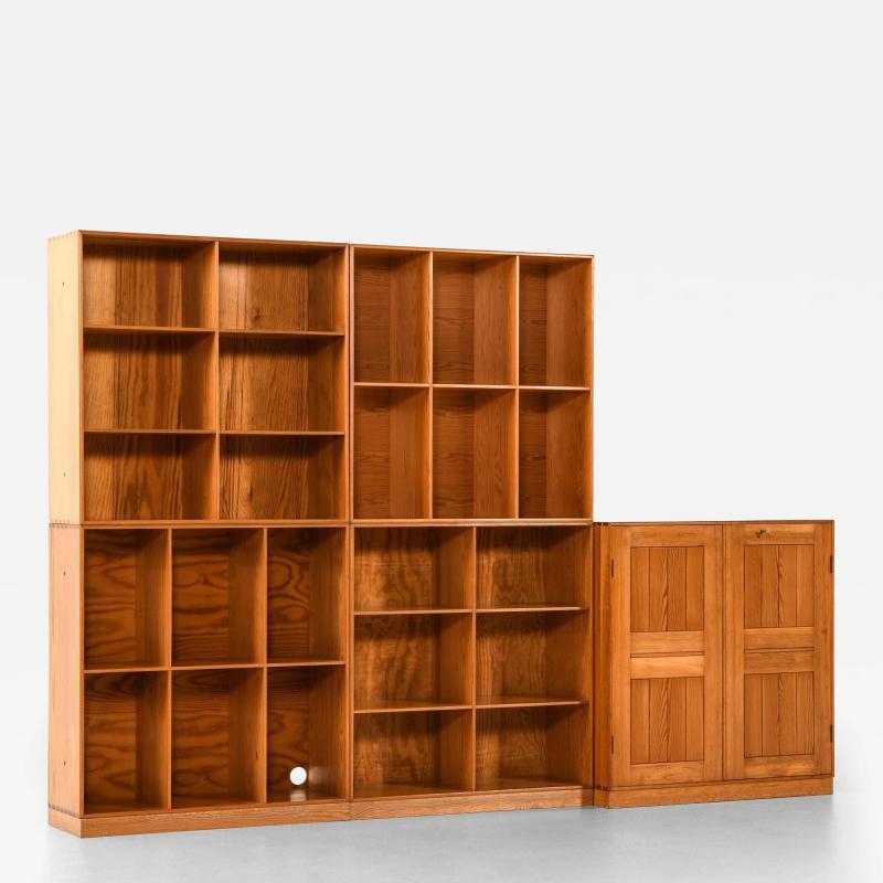 Mogens Koch Bookcases in Oregon Pine by Mogens Koch 1933
