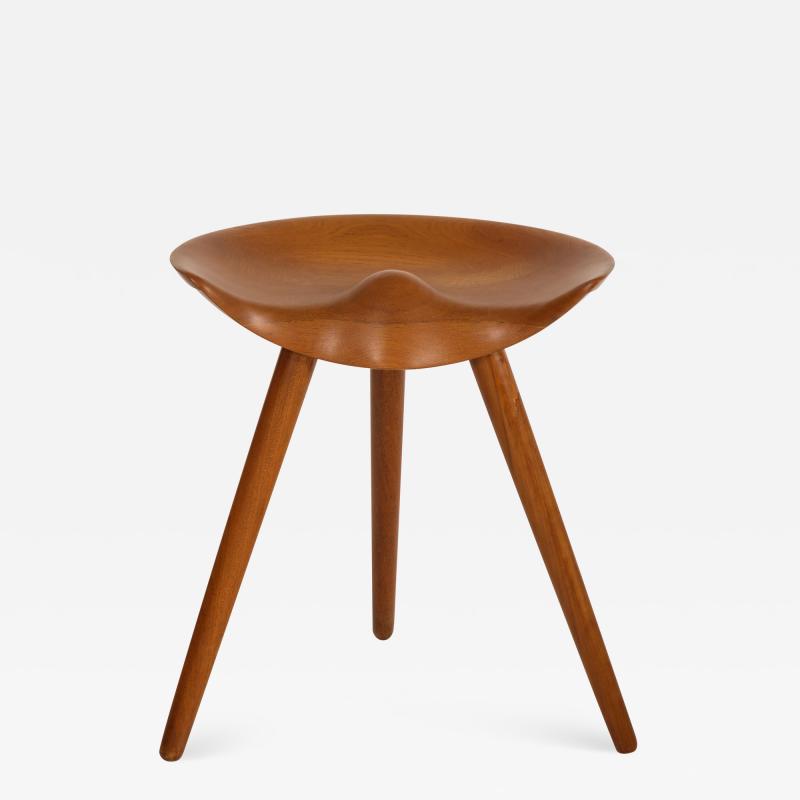 Mogens Lassen Mogens Lassen Stool in Solid Teak