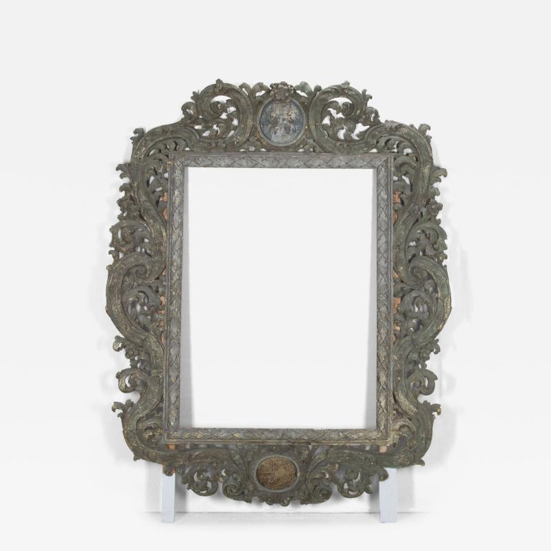 Monumental 18th Century Austrian Carved Frame in Baroque Taste