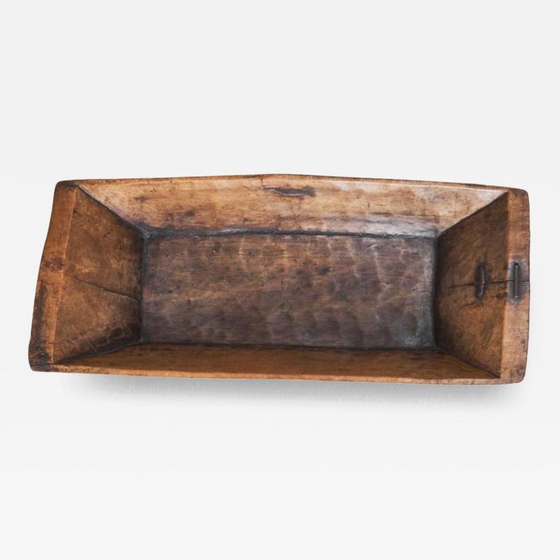 Monumental Antique Hand Carved Wooden Trough or Bowl Wabi Sabi 19th Century