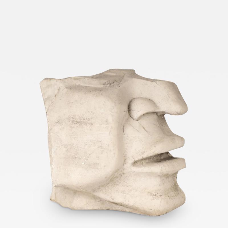 Monumental Cast Stone Architectural Element Nose and Mouth Profile