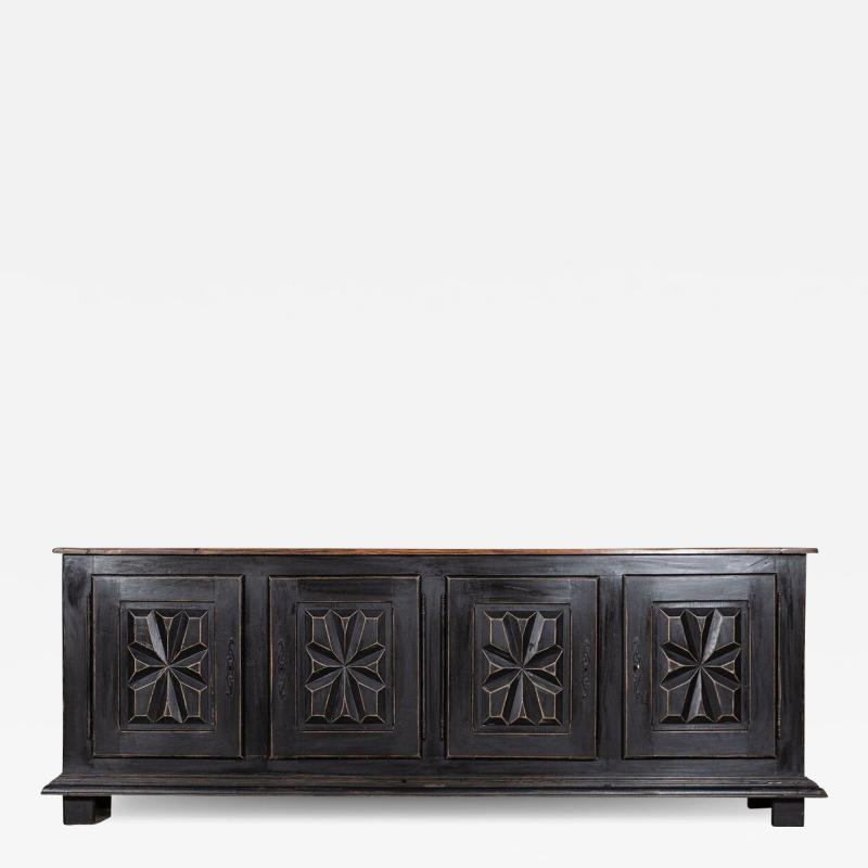 Monumental Ebonised French Oak Enfilade Buffet