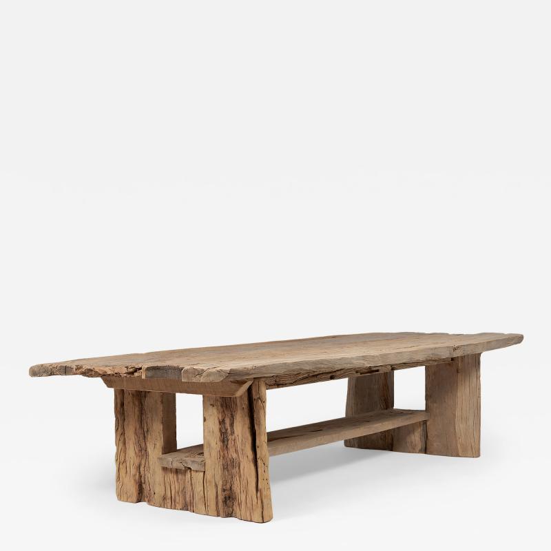 Monumental Reclaimed Elm Dining Table