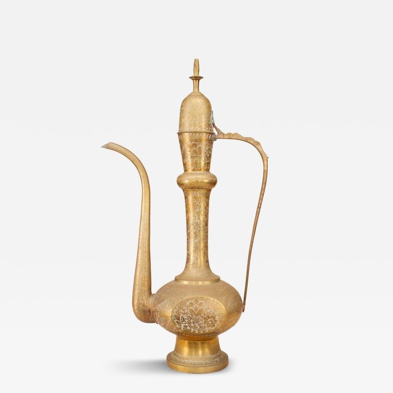 Moorish Style Brass Ewer
