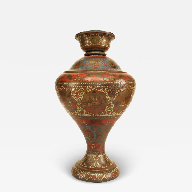 Moorish Style Monumental Palace Vase