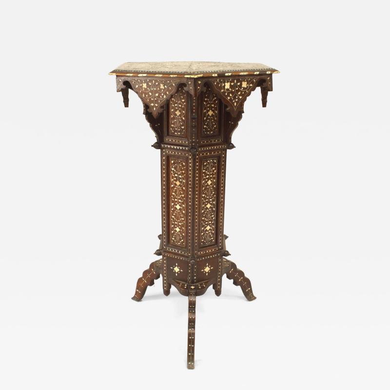Moorish Walnut and Pedestal