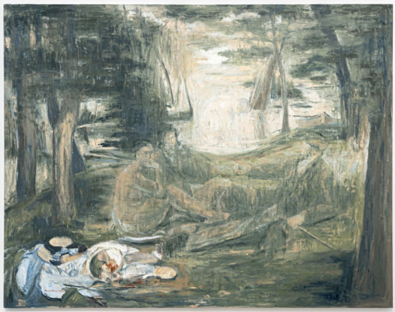 Morteza Khosravi Series of Ghosts Wandering in praise of douard Manet 2025