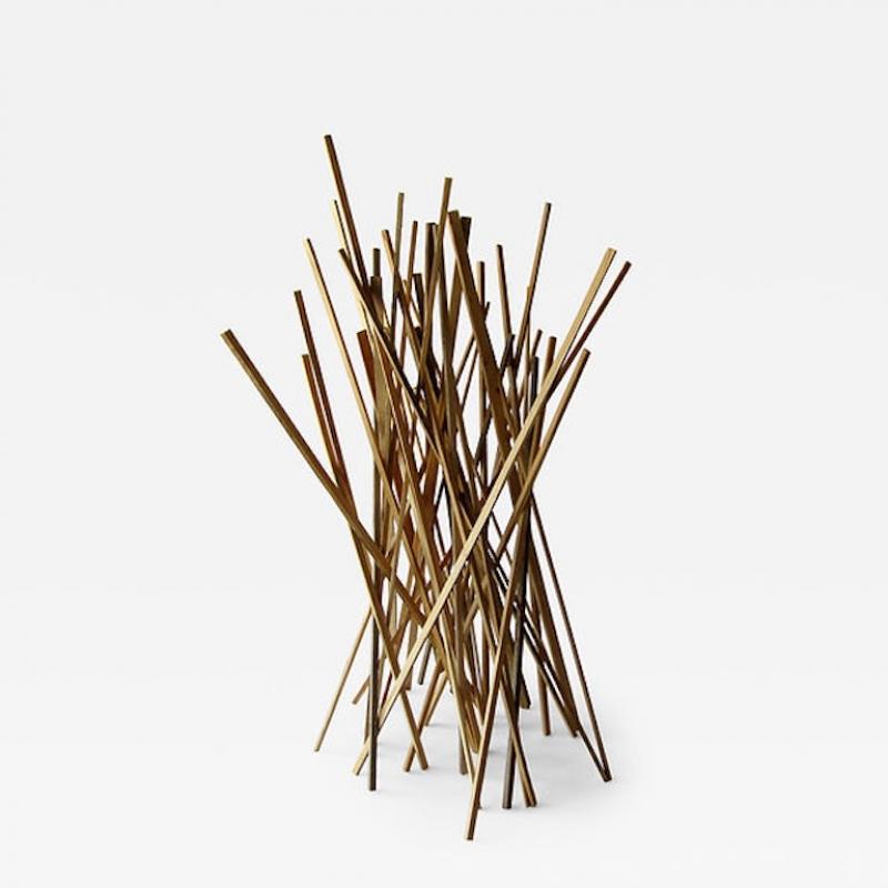 Moshe Y American Modern Abstract Expressionist Wood Sculpture Moshe Y