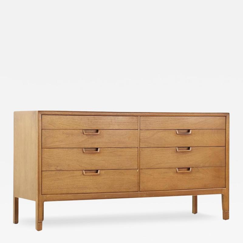 Mount Airy Janus Mid Century Walnut 8 Drawer Dresser