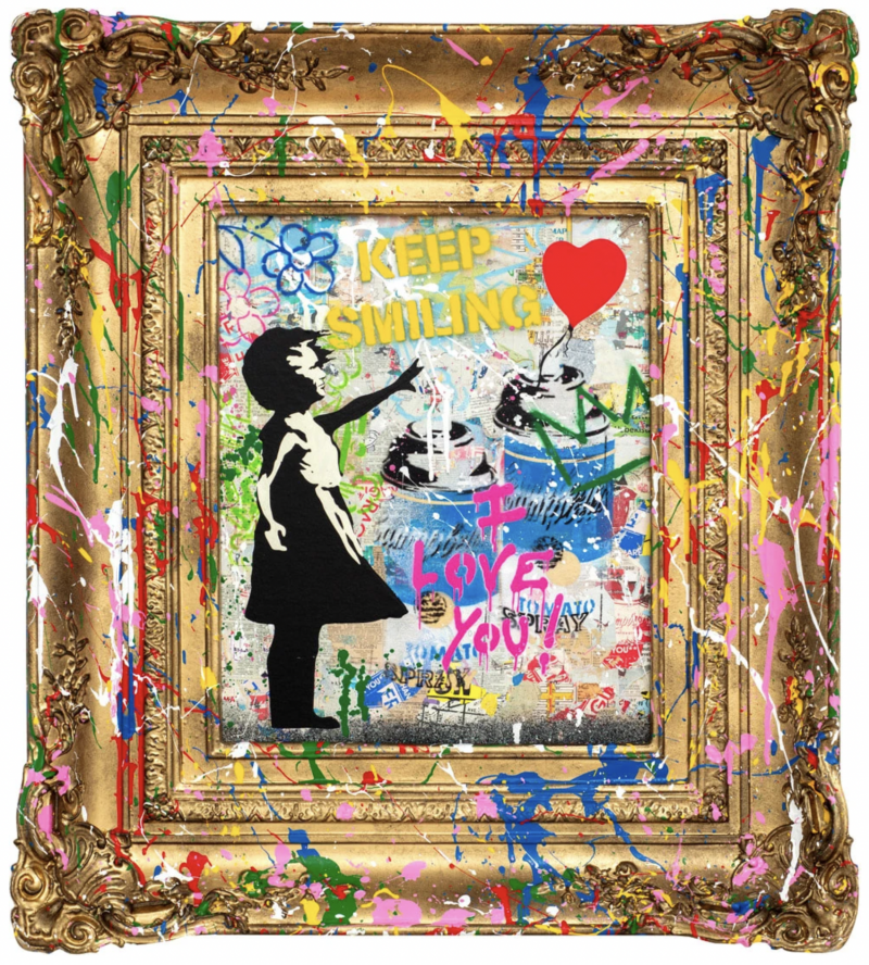 Mr Brainwash Balloon Girl