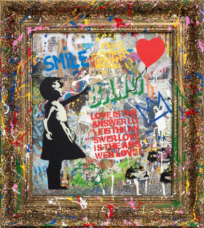 Mr Brainwash Balloon Girl