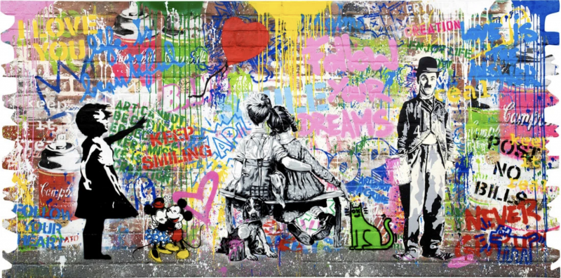 Mr Brainwash Pop Wall