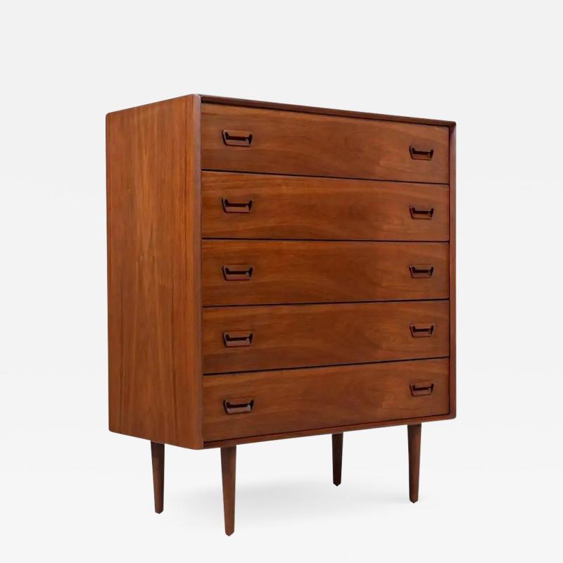 Munch Slagelse Danish Modern Teak Chest of Drawers by Munch Slagelse