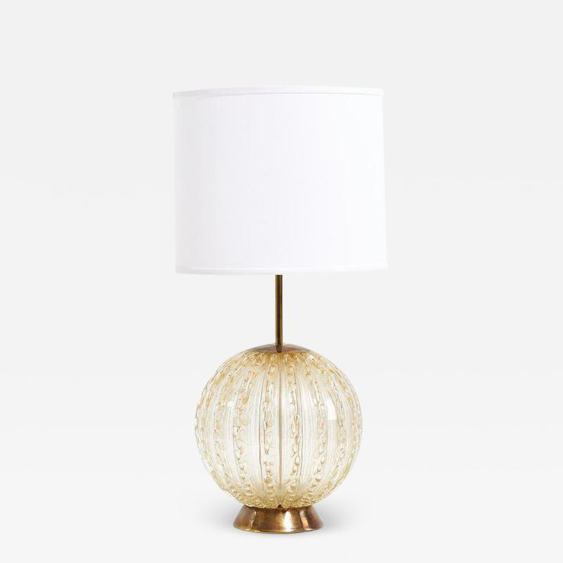 Murano Barbini Controlled Bubble Table Lamp Italy 1950