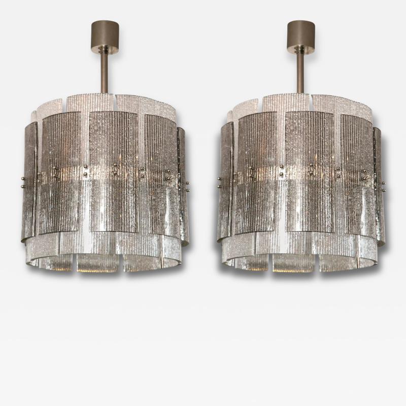 Murano Blown Cylindrical Pendant Lights