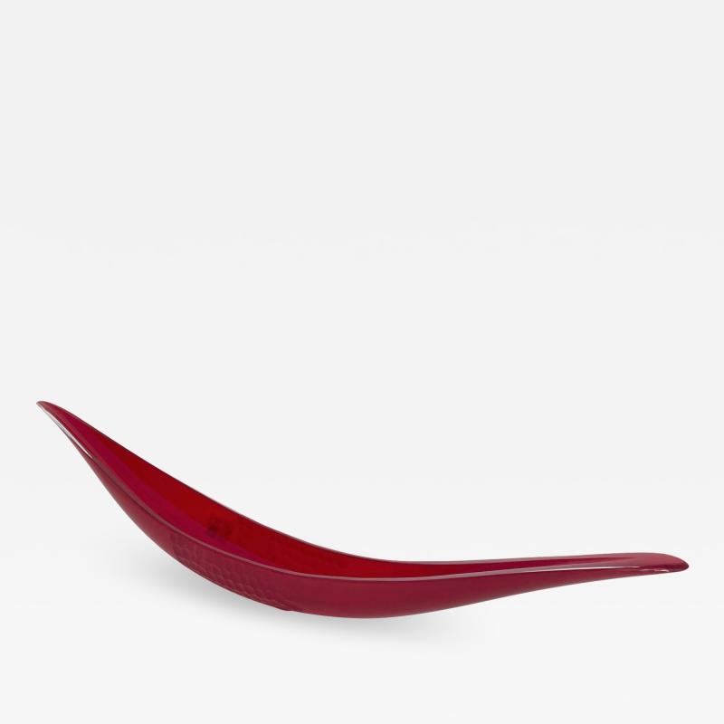 Murano Glass Canoe by Cenedese