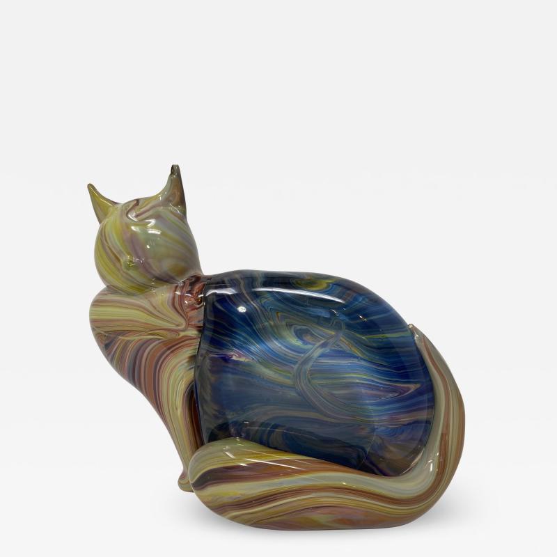 Murano Glass Cat by Zanetti