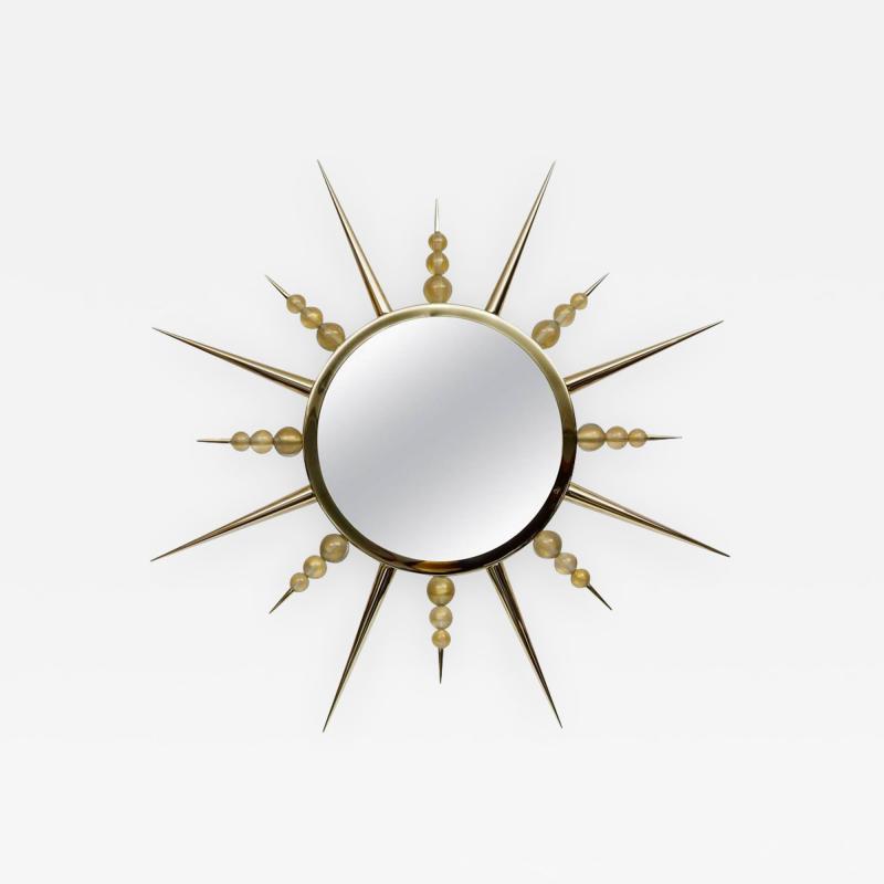 Murano Glass Sunburst Mirror
