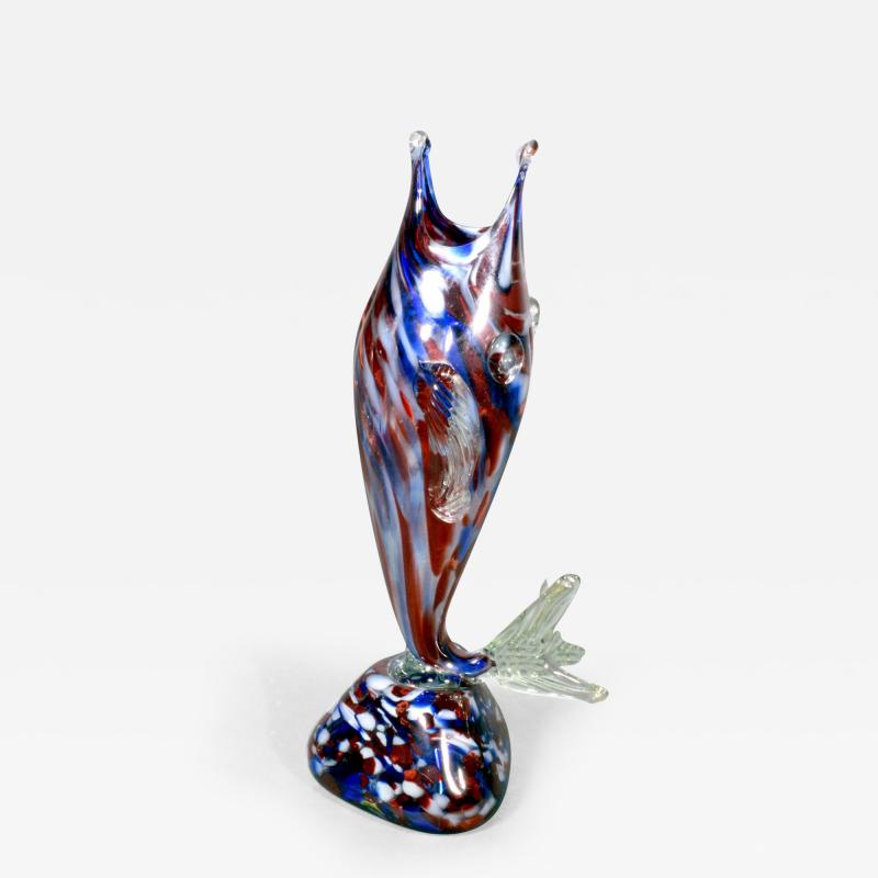 Murano glass Italian Murano End of Day Fish Sculpture