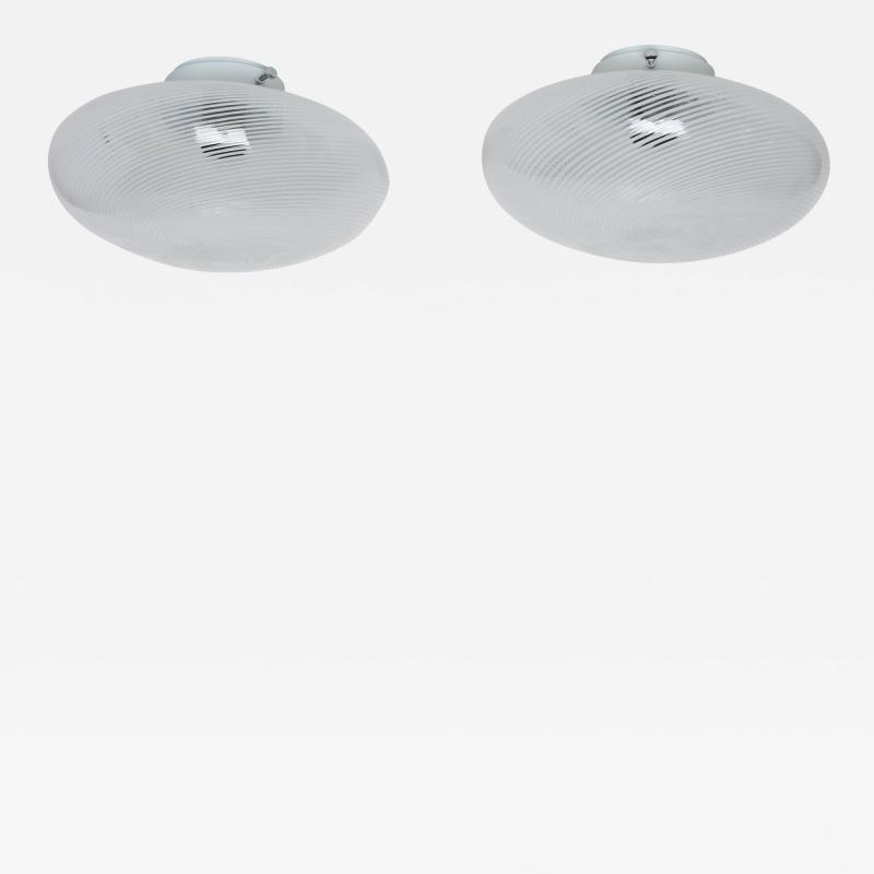 Murano glass ceiling or wall lights set of 2
