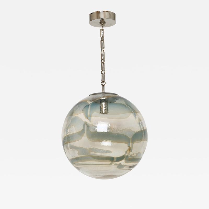 Murano glass globe ceiling pendant