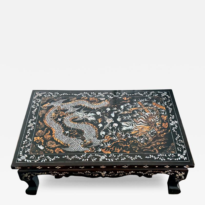Musuem Quality Antique Korean Table with superb Inlay Joseon Dynasty