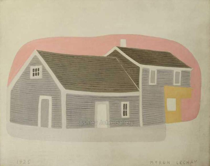 Myron Lechay Massachusetts House and Barn 