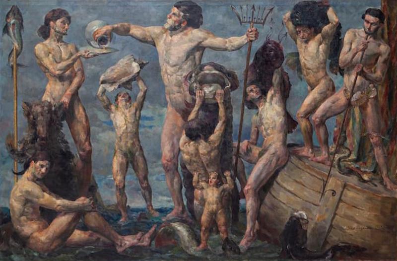 Mythological scene Aksel Jorgensen 1883 1957