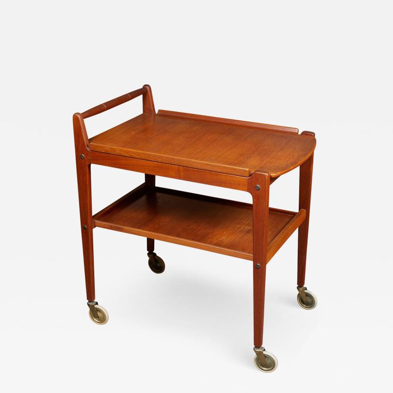 NICE MODERNIST SCANDINAVIAN TEAK BAR CART