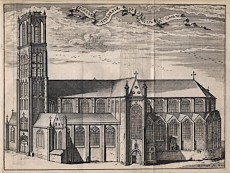 NO 158 L EGLISE CATHEDRALE DE S BAVON LA GAND