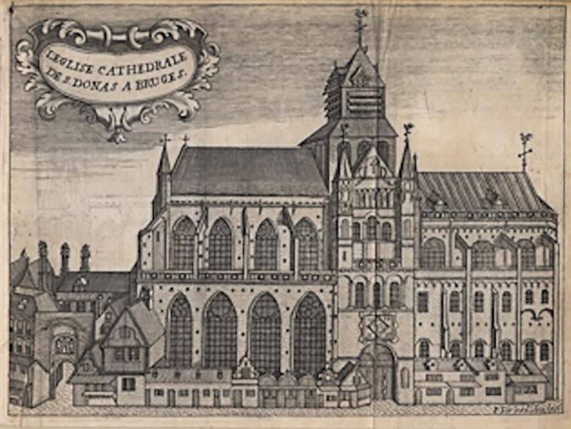 NO 160 L EGLISE CATHEDRALE DE S DONAS A BRUGES