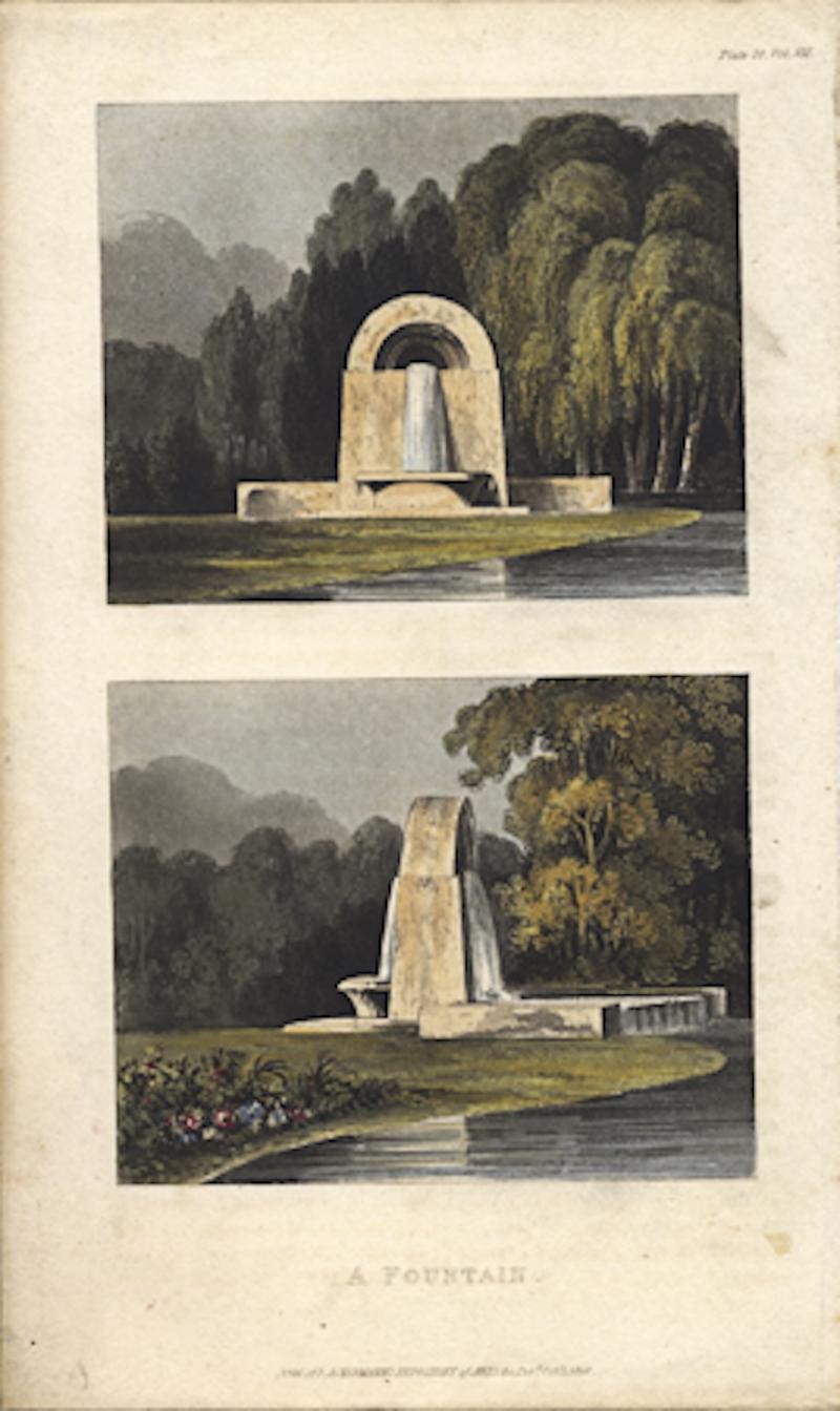 NO 168 A FOUNTAIN 23CM X 14CM 