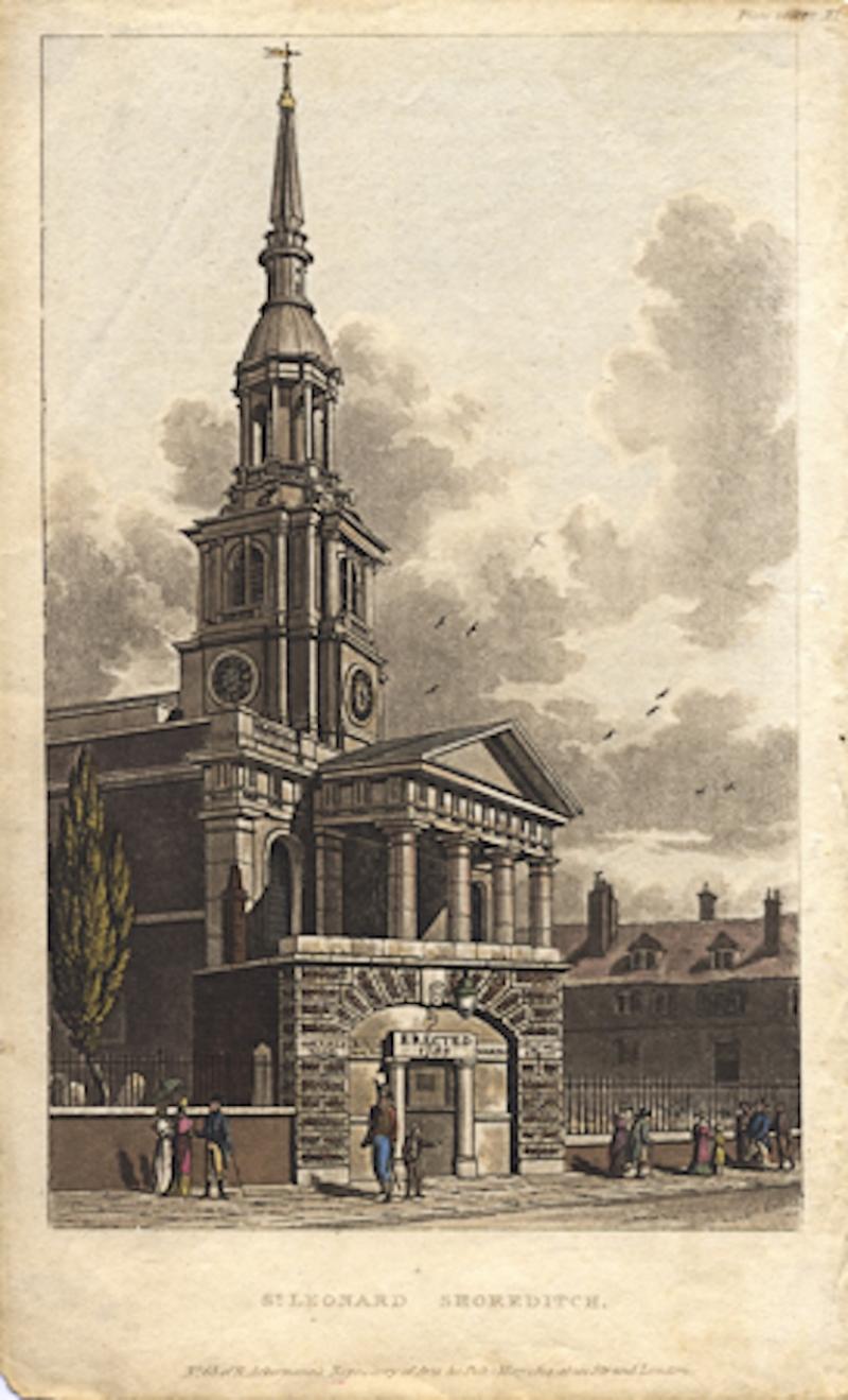 NO 180 ST LEONARD SHOREDITCH 24CM X 15CM 